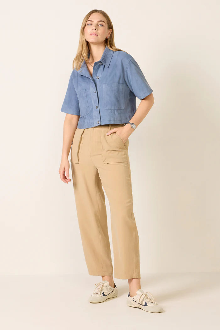 Mesp5391 Denim Suede Jacket