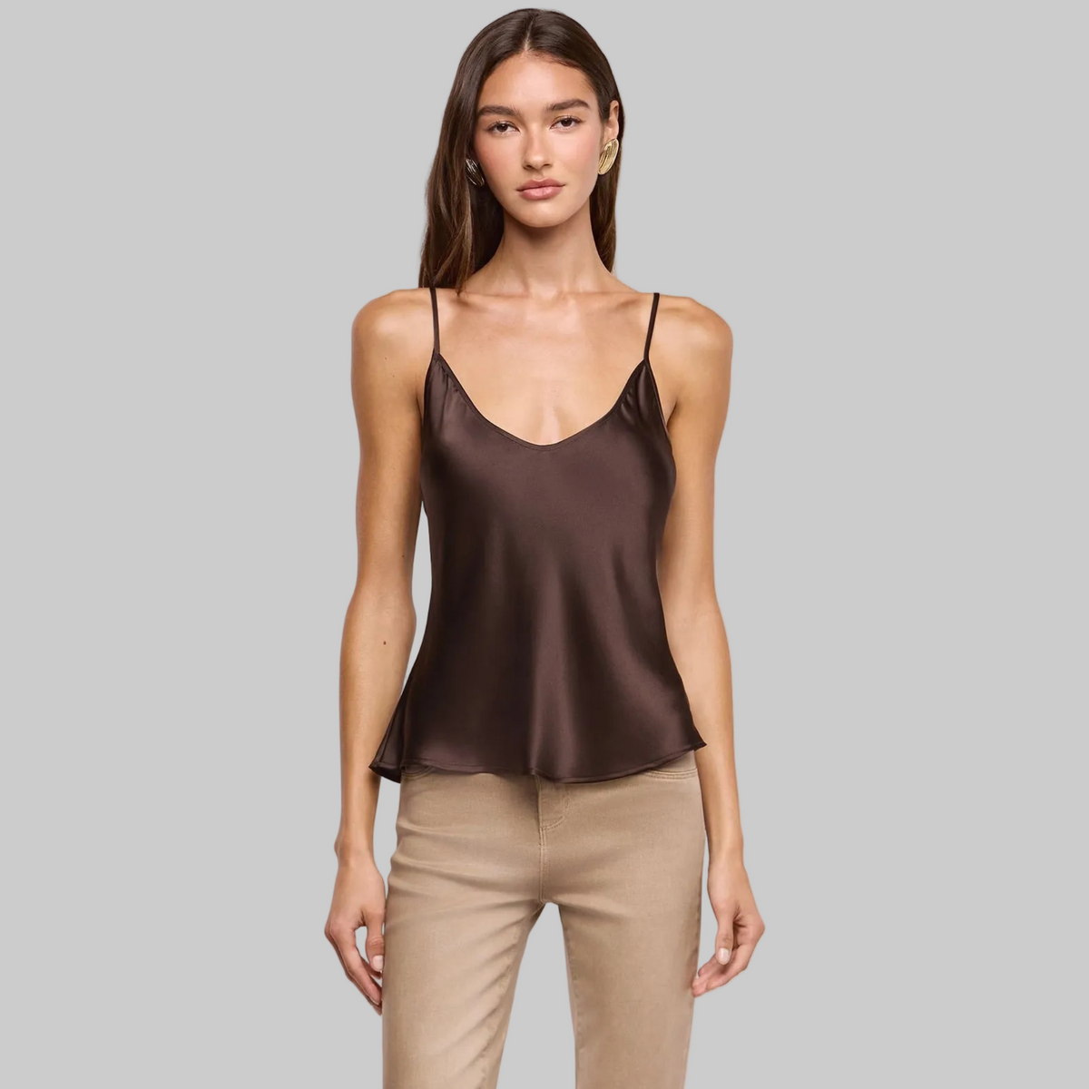 La4040 Brown Camisole