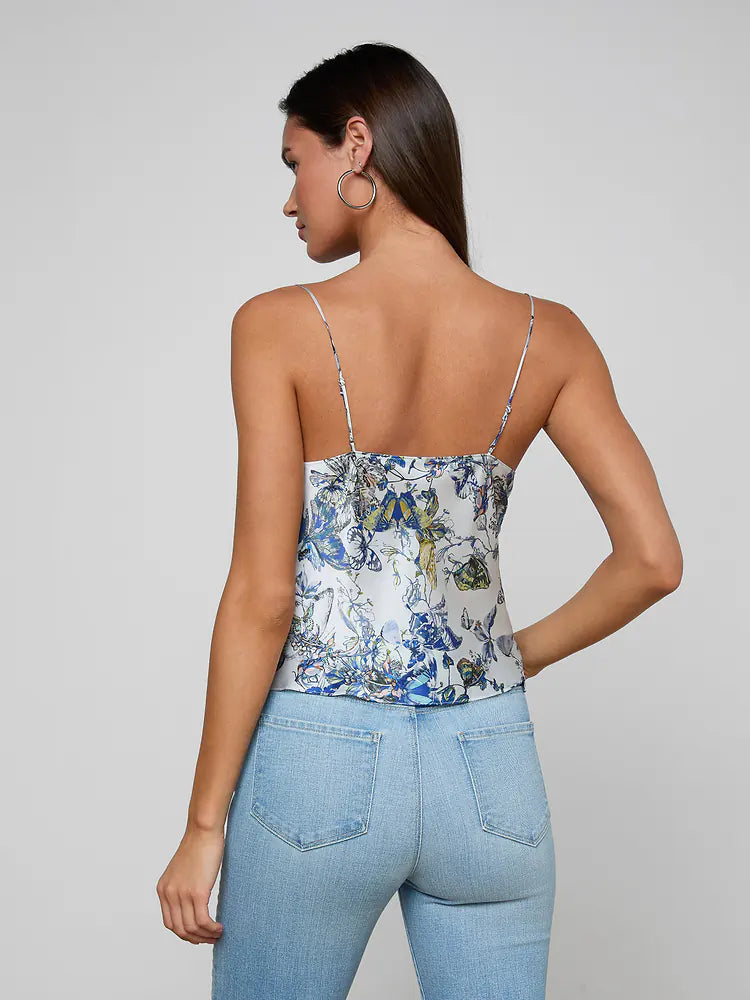 La40657 Butterfly Silk Cami