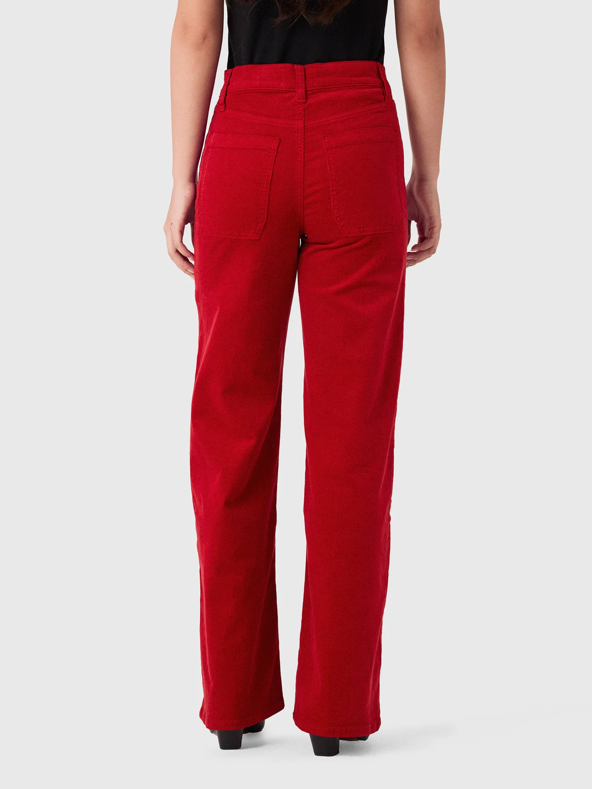 Frip820 Slim Palazzo Corduroy - Lipstick