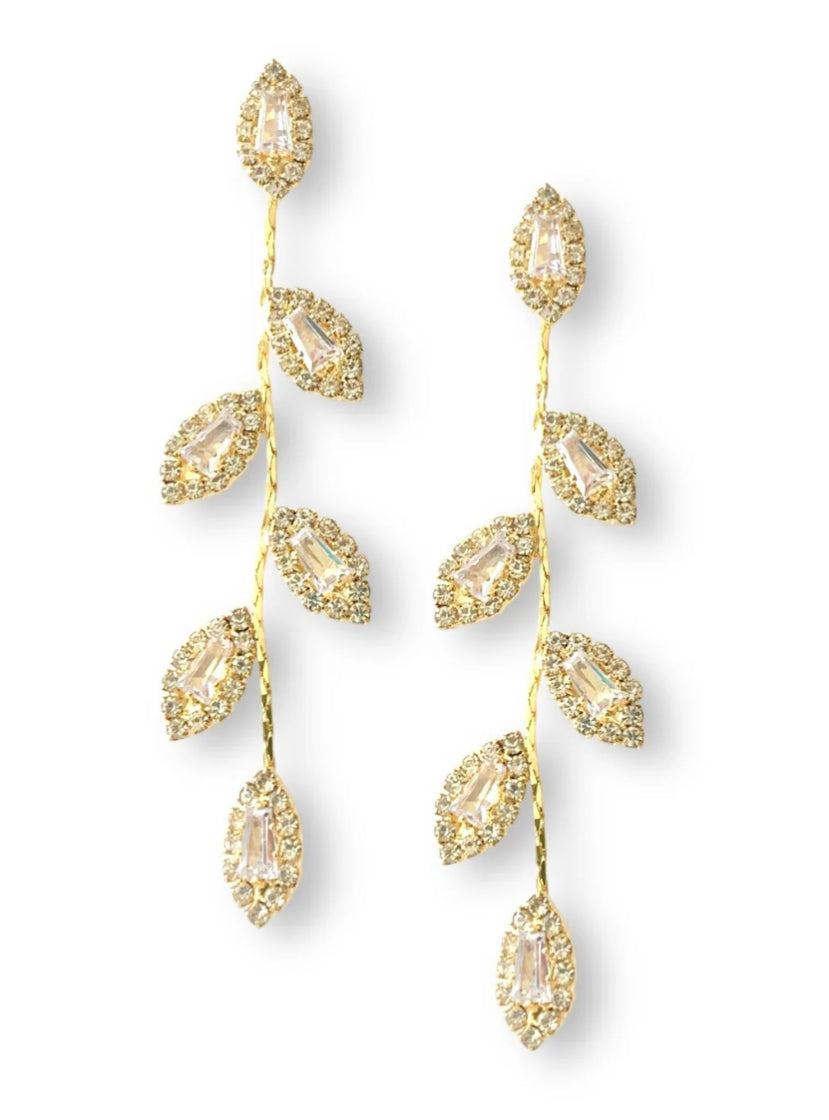 E0026 Leaf Drop Earrings
