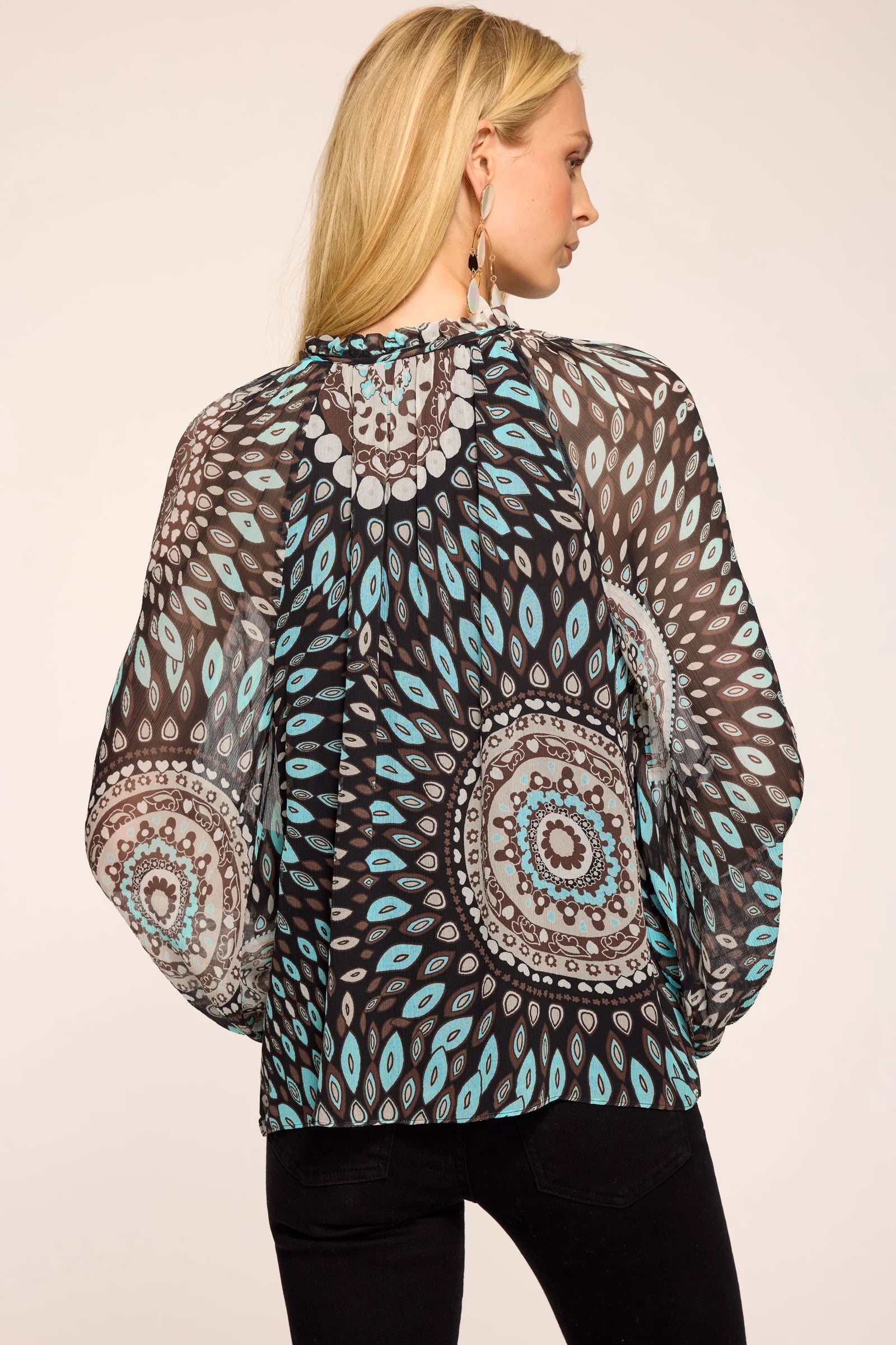 Ra2045 Multi Medallion Blouse