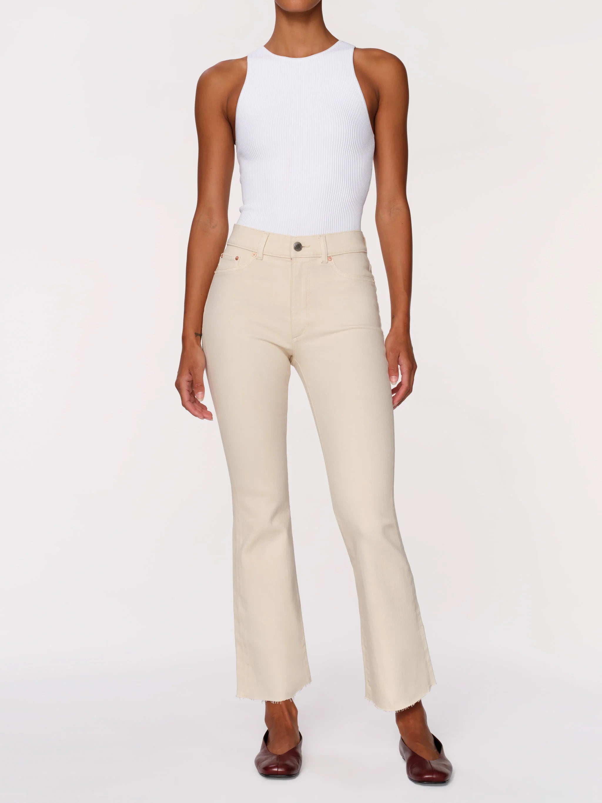 Dl13585 Bridget Bootcut - Cream
