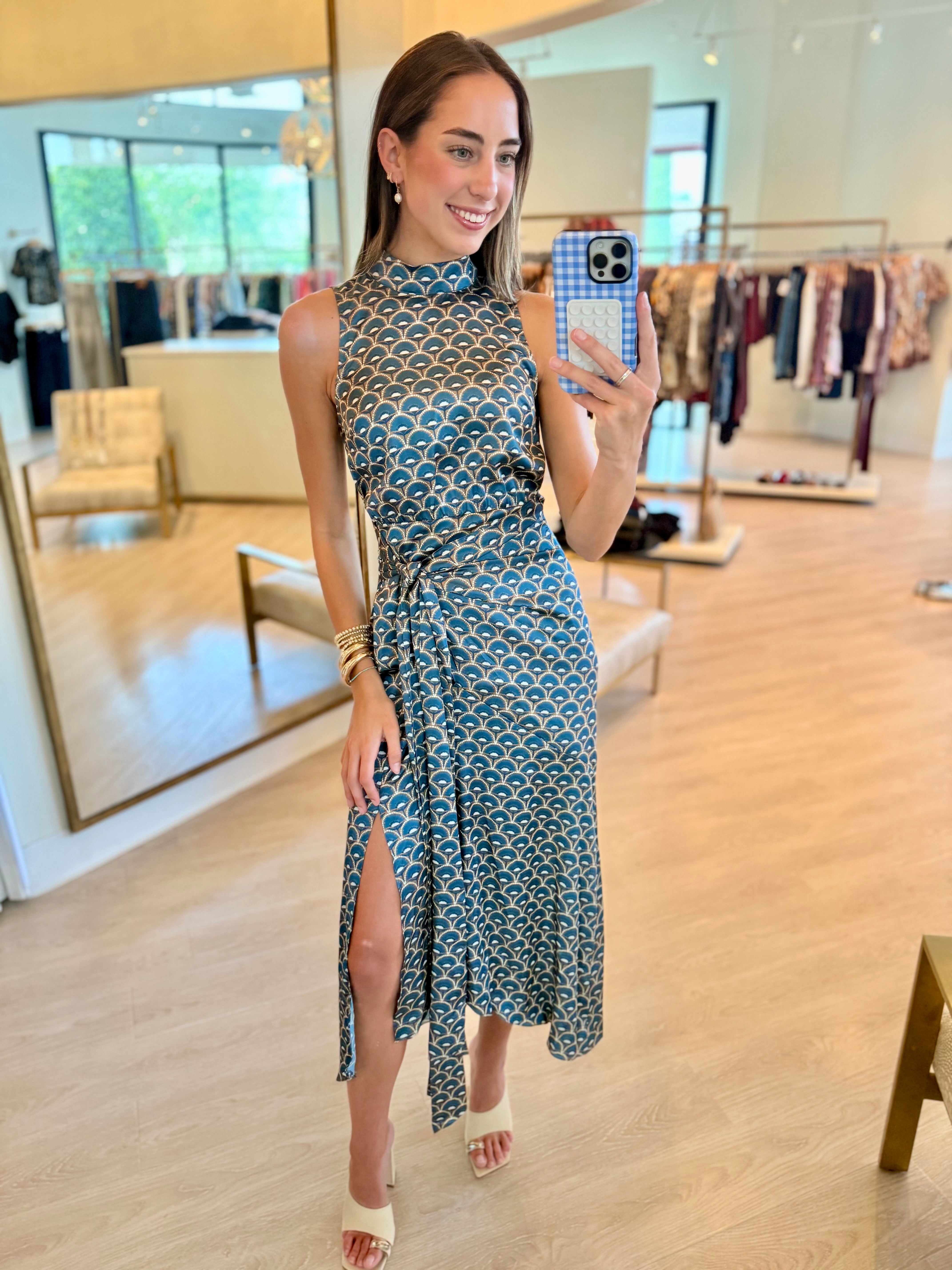 Mi9424 Dandelions Satin Dress