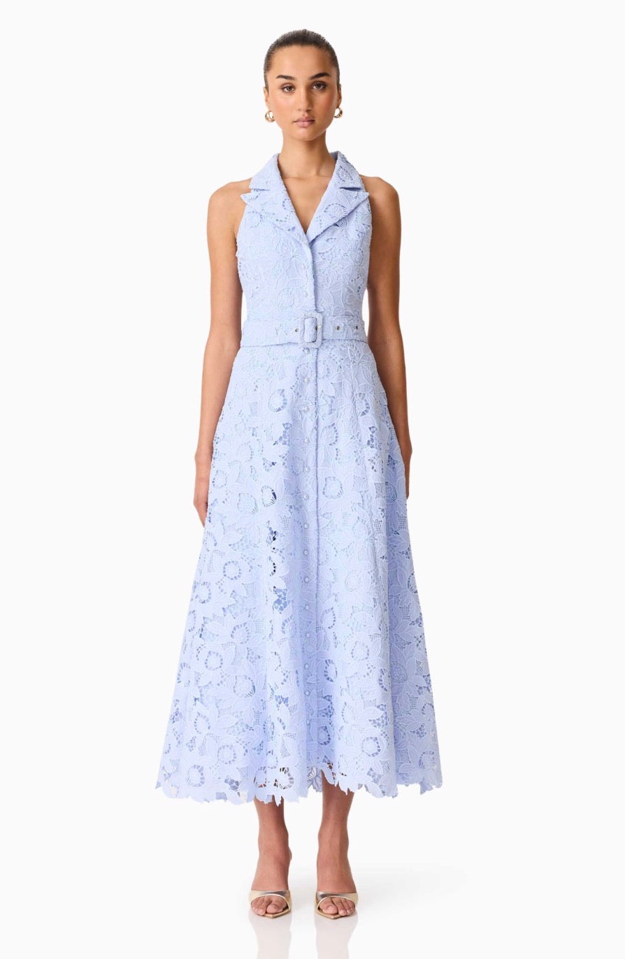 El2610 Halter Midi Dress