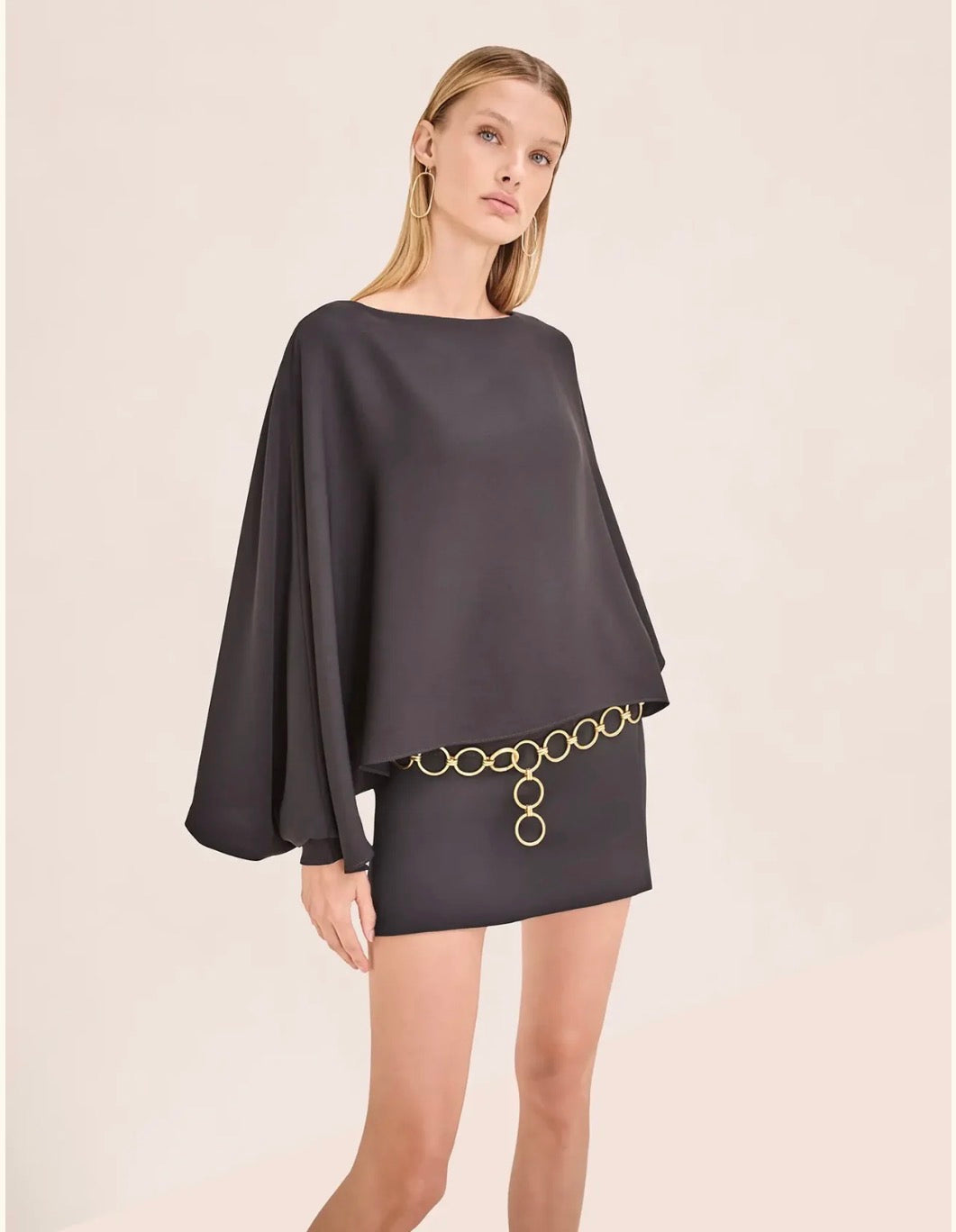 Al0817 Kellis Belted Dress - Black