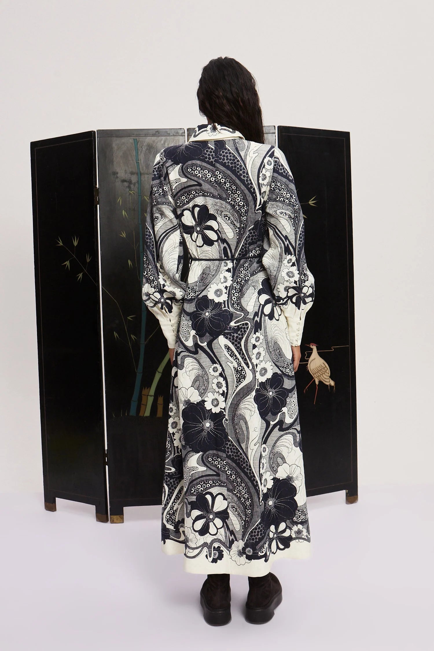 Al5135 Navy & White Shirtdress