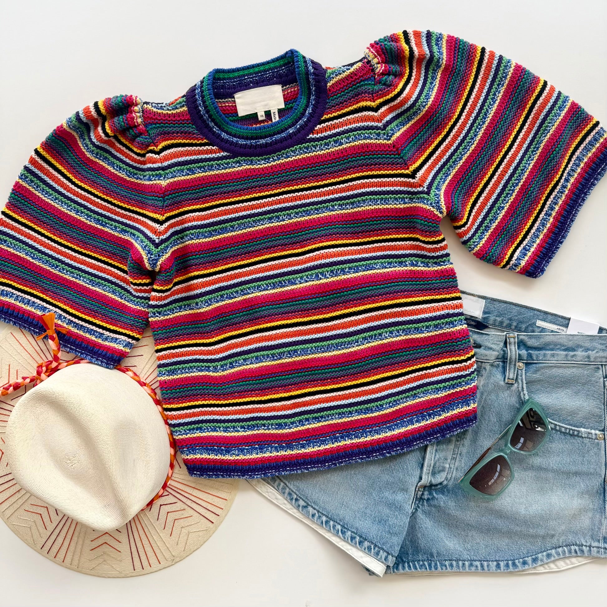 Bafar Multicolor Stripe Sweater