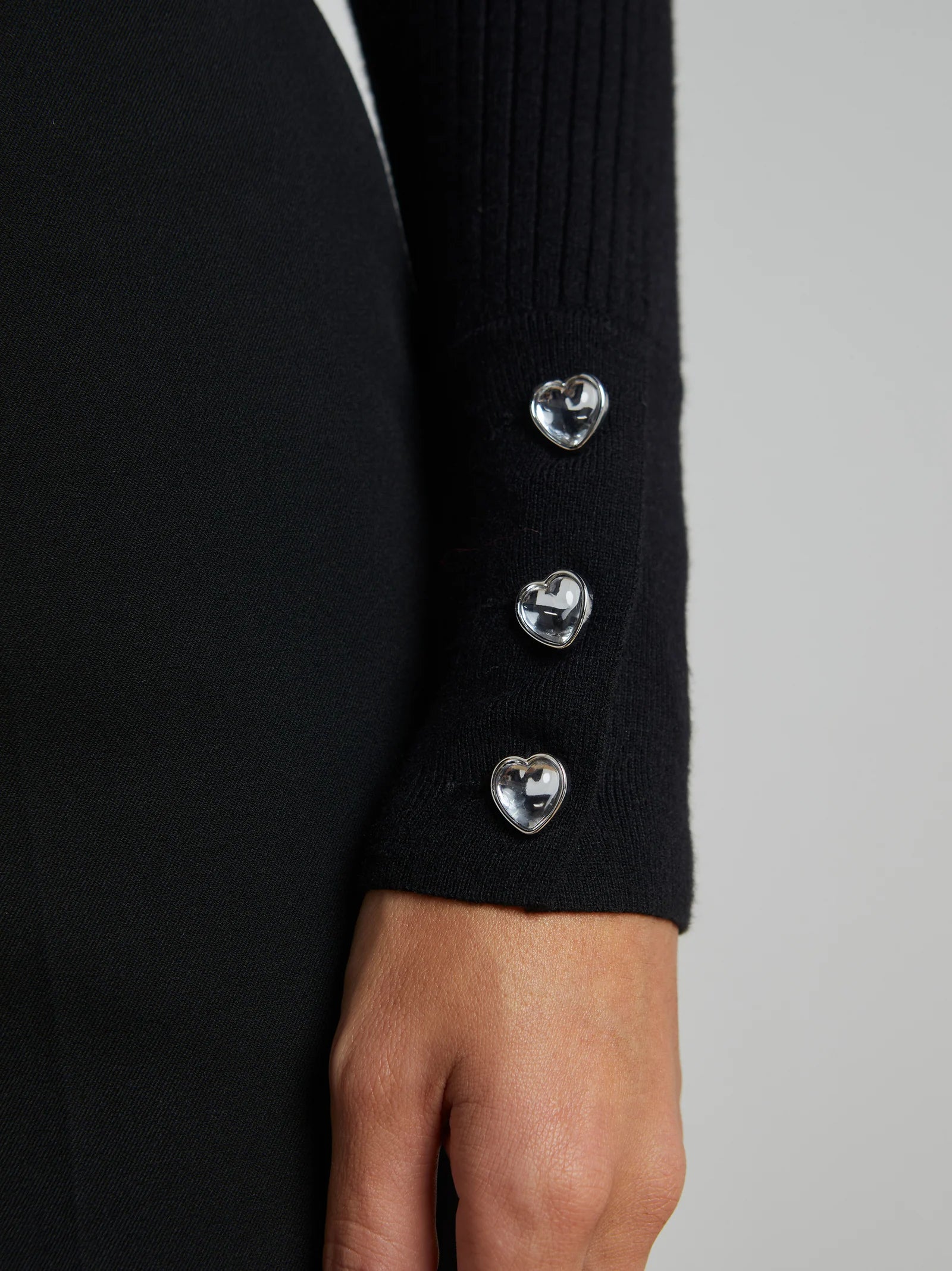 La80043 L’agence Embellished Heart Sweater