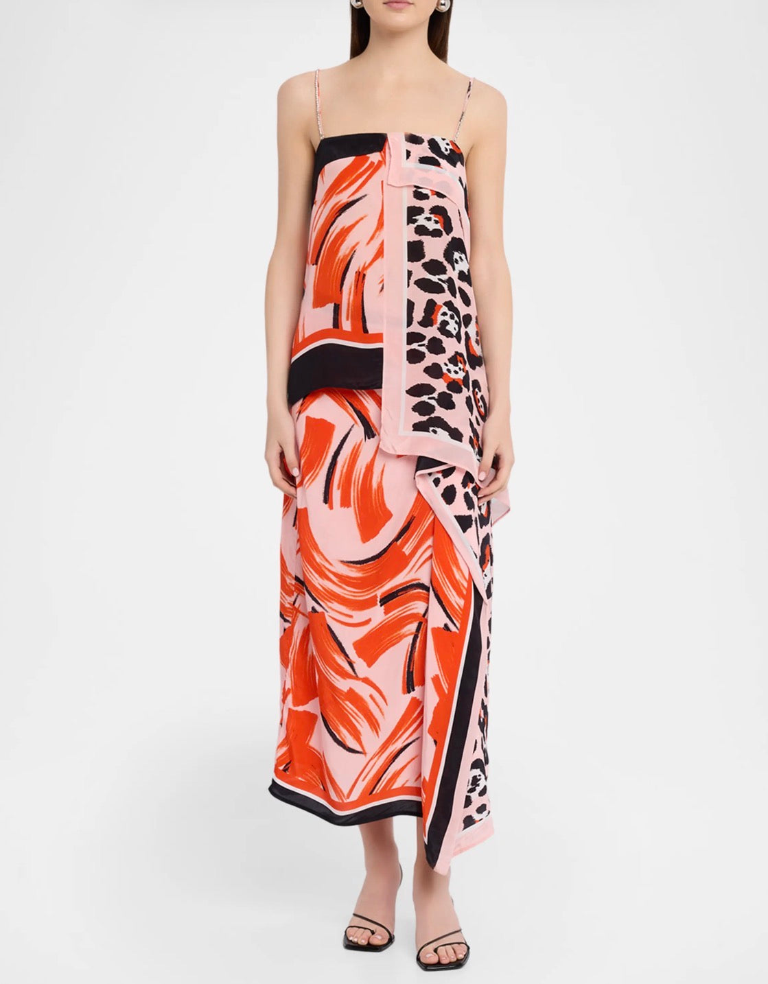 Esjoset Embellished Strap Scarf Top