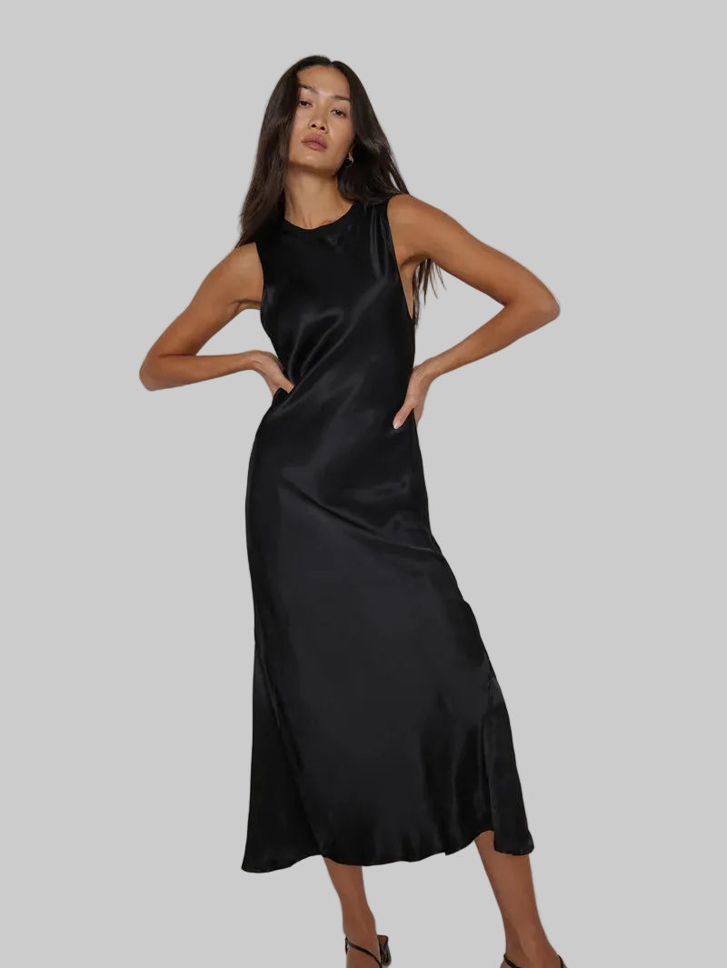 Na5494 Black Sheath Dress