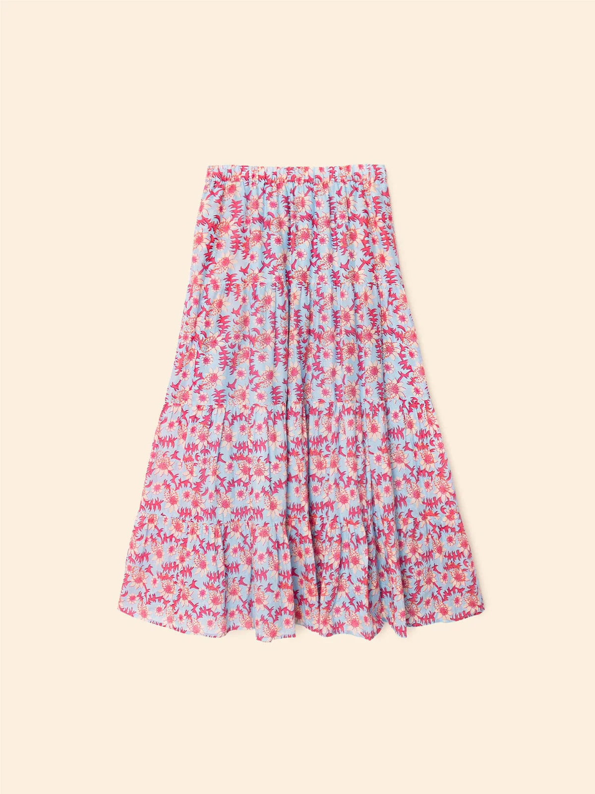 Xix7igp003 Flower Power Maxi Skirt