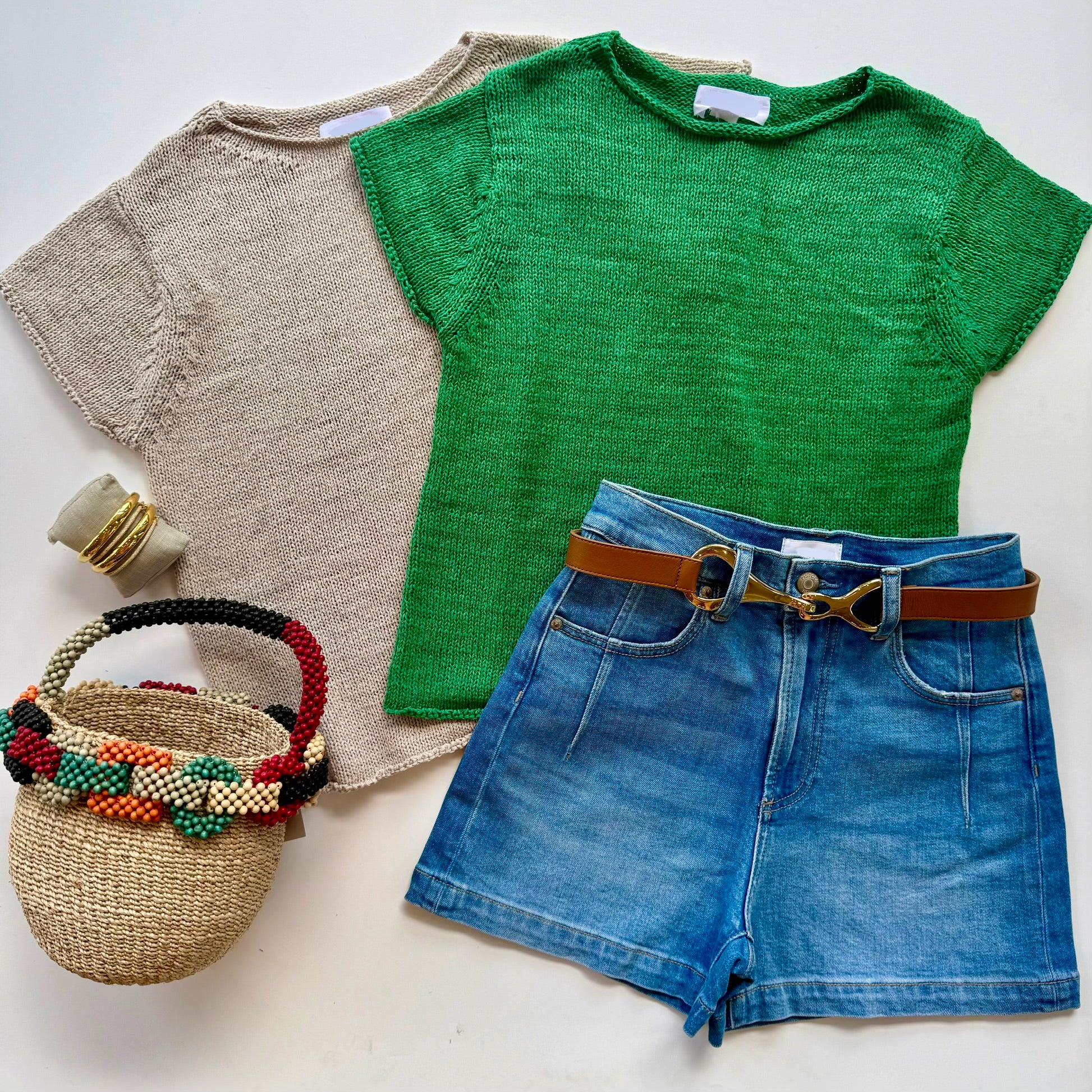 Vemilou Palm Knit Top