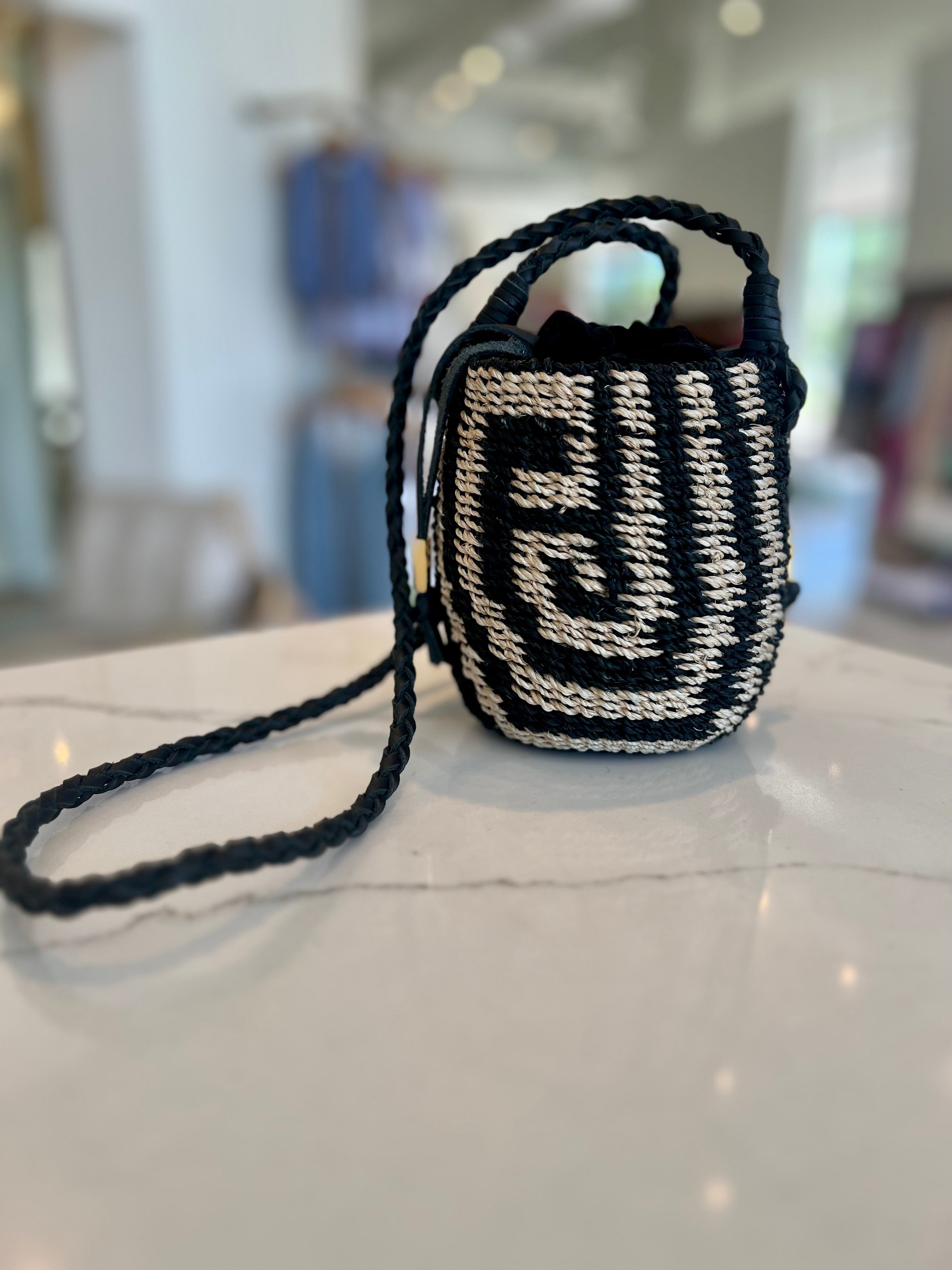 Tribale Black Mini Hobo