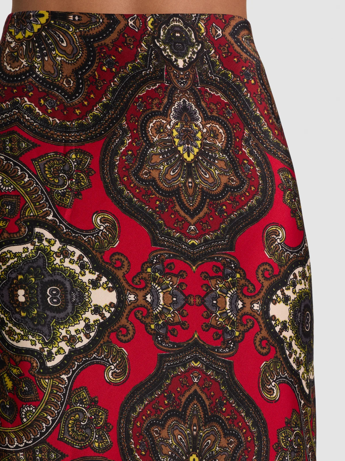 Alc81303 Paisley Midi Skirt
