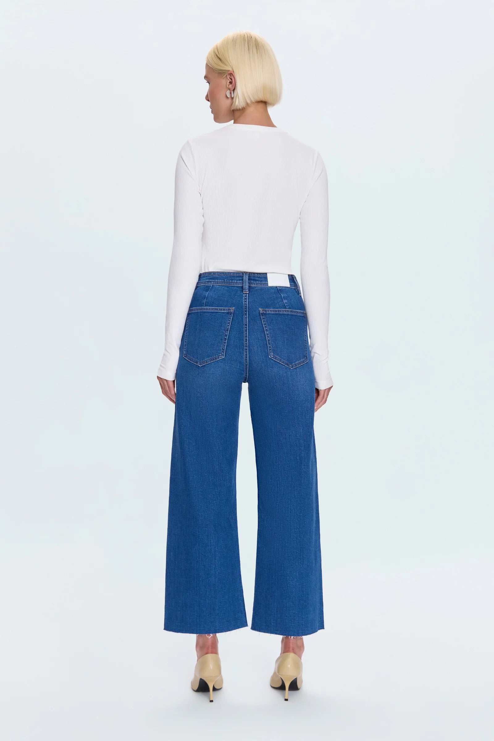 Pip16587 Penny Wide Leg Jean - Rooftop
