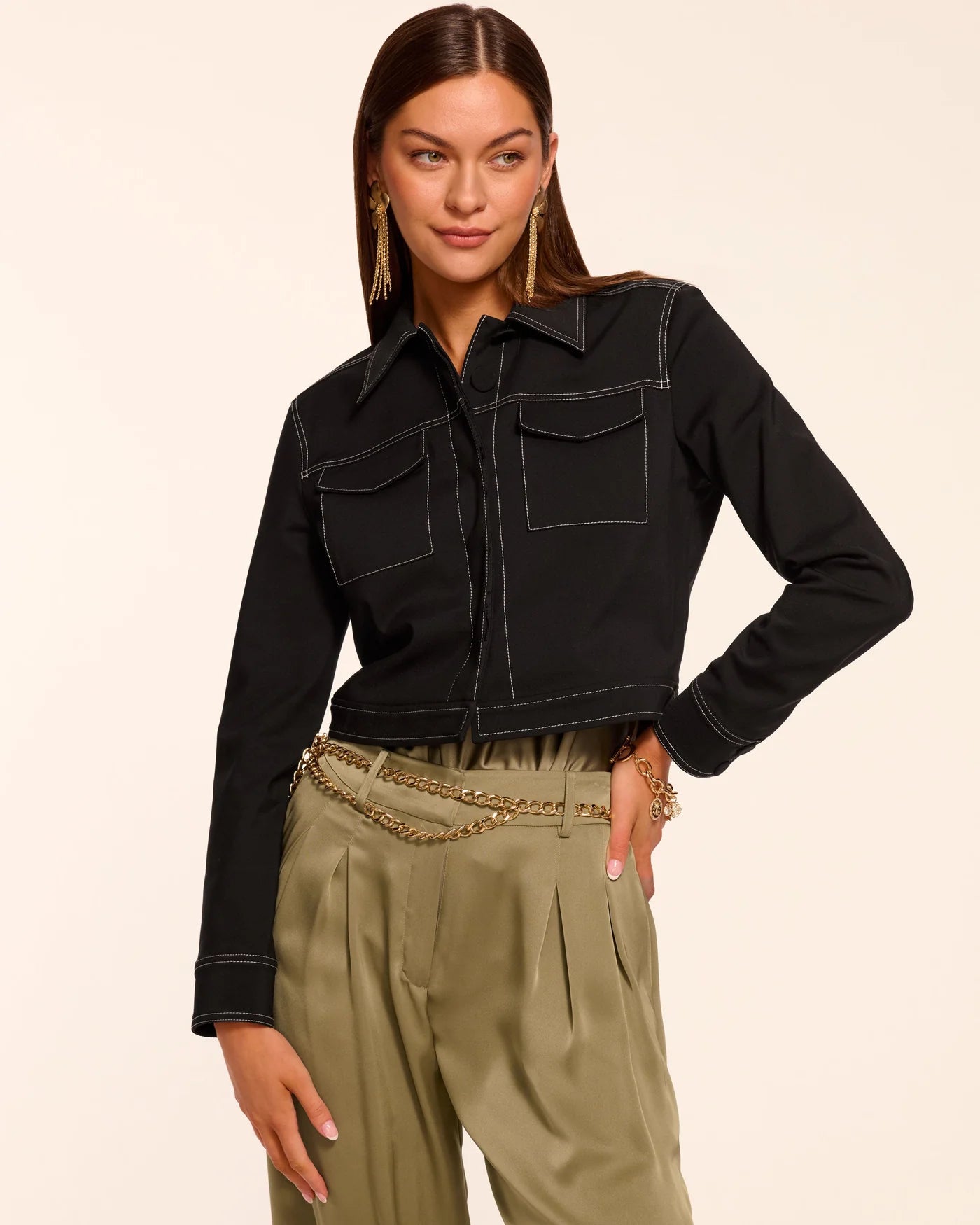 Raa4000 Black Stitch Jacket