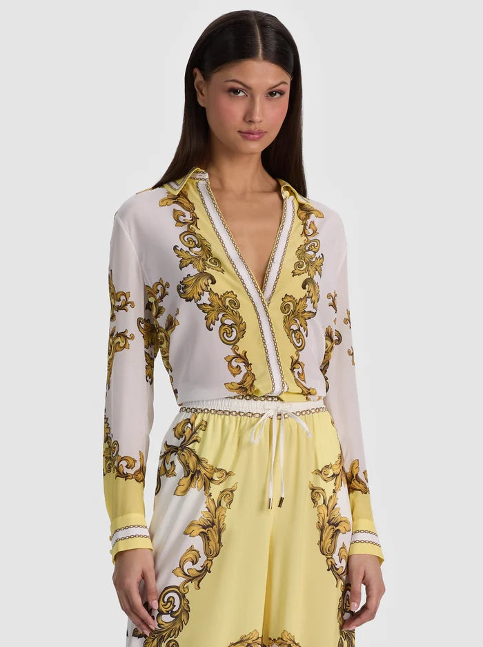 Alcc12017 Golden Coast Silk Blouse