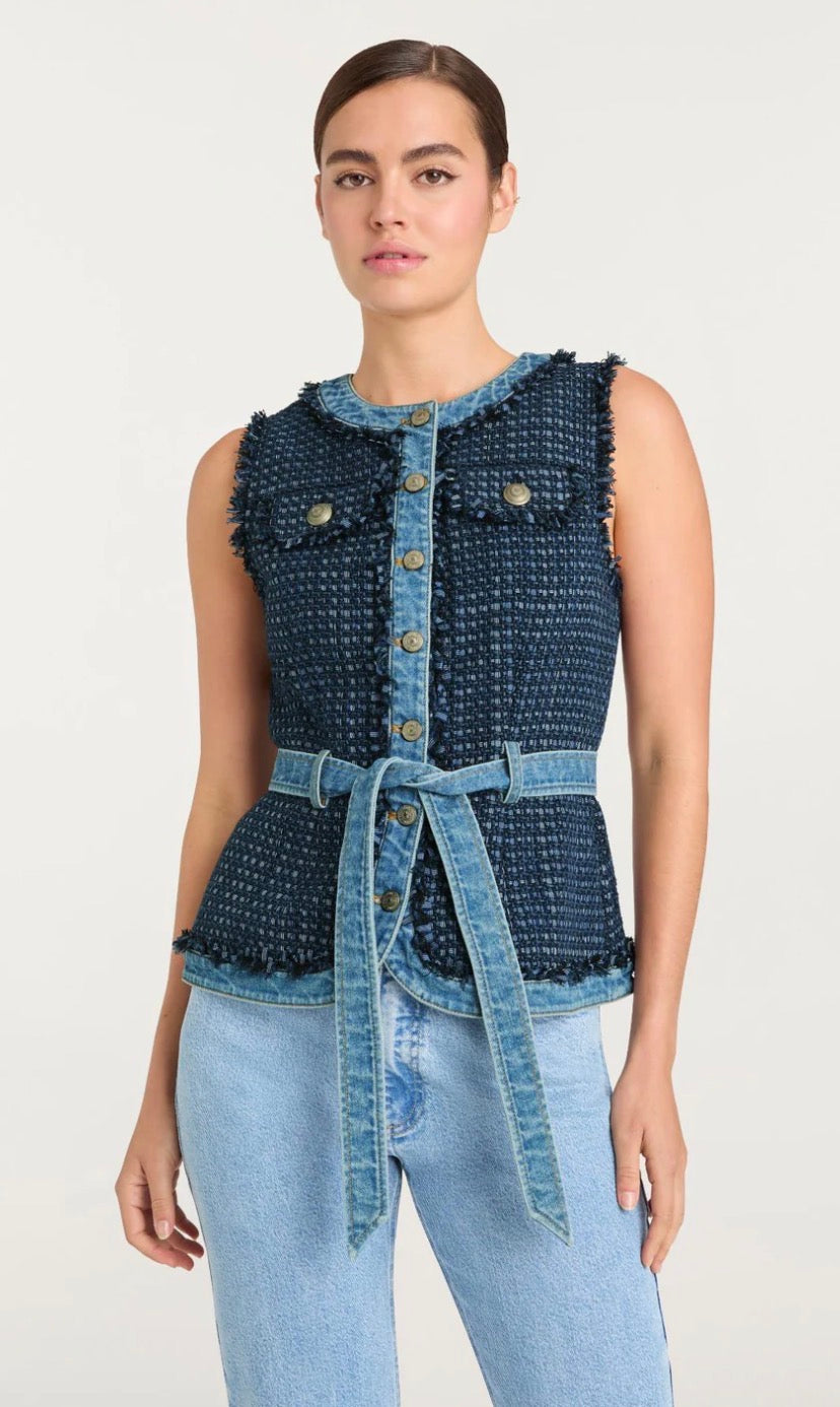 Cizv03011 Denim Vest