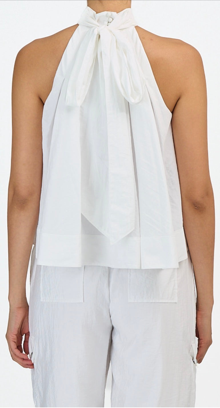 Ci2199513 White Halter Top