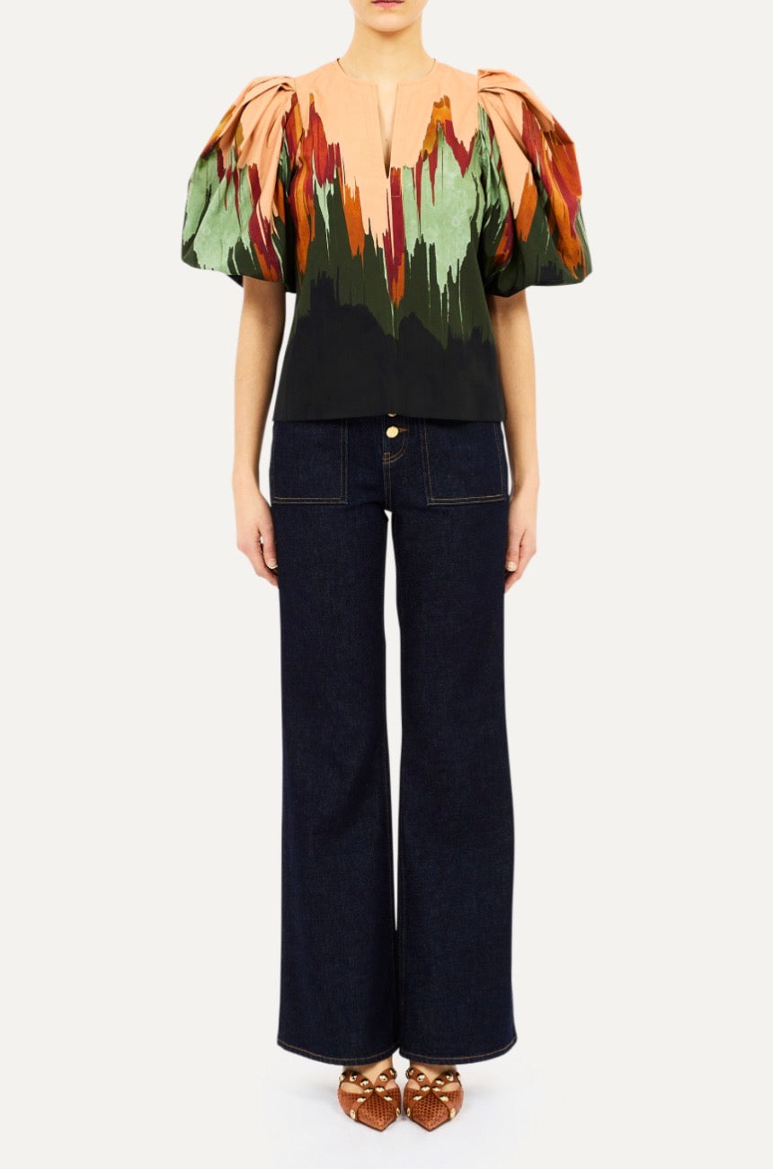Ul0251 Watercolor Blouse