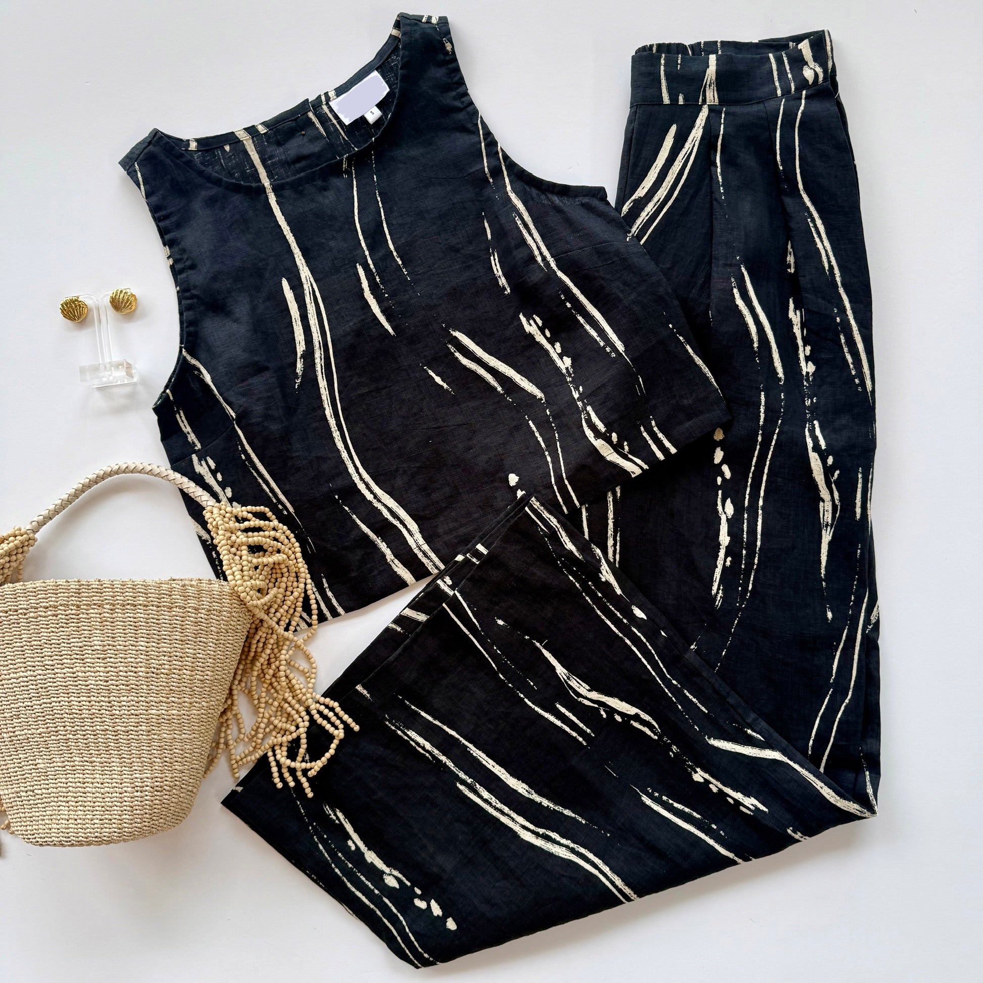 Be3477 Black Sumi Pants