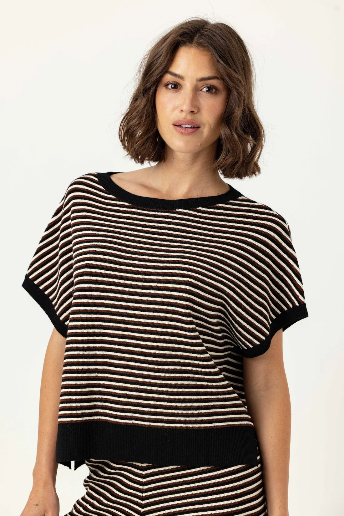 Su228 Striped Sweater