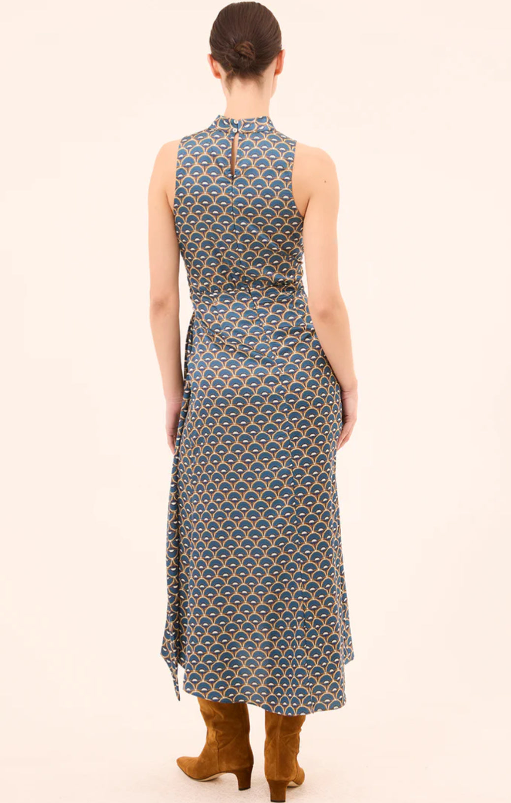 Mi9424 Dandelions Satin Dress