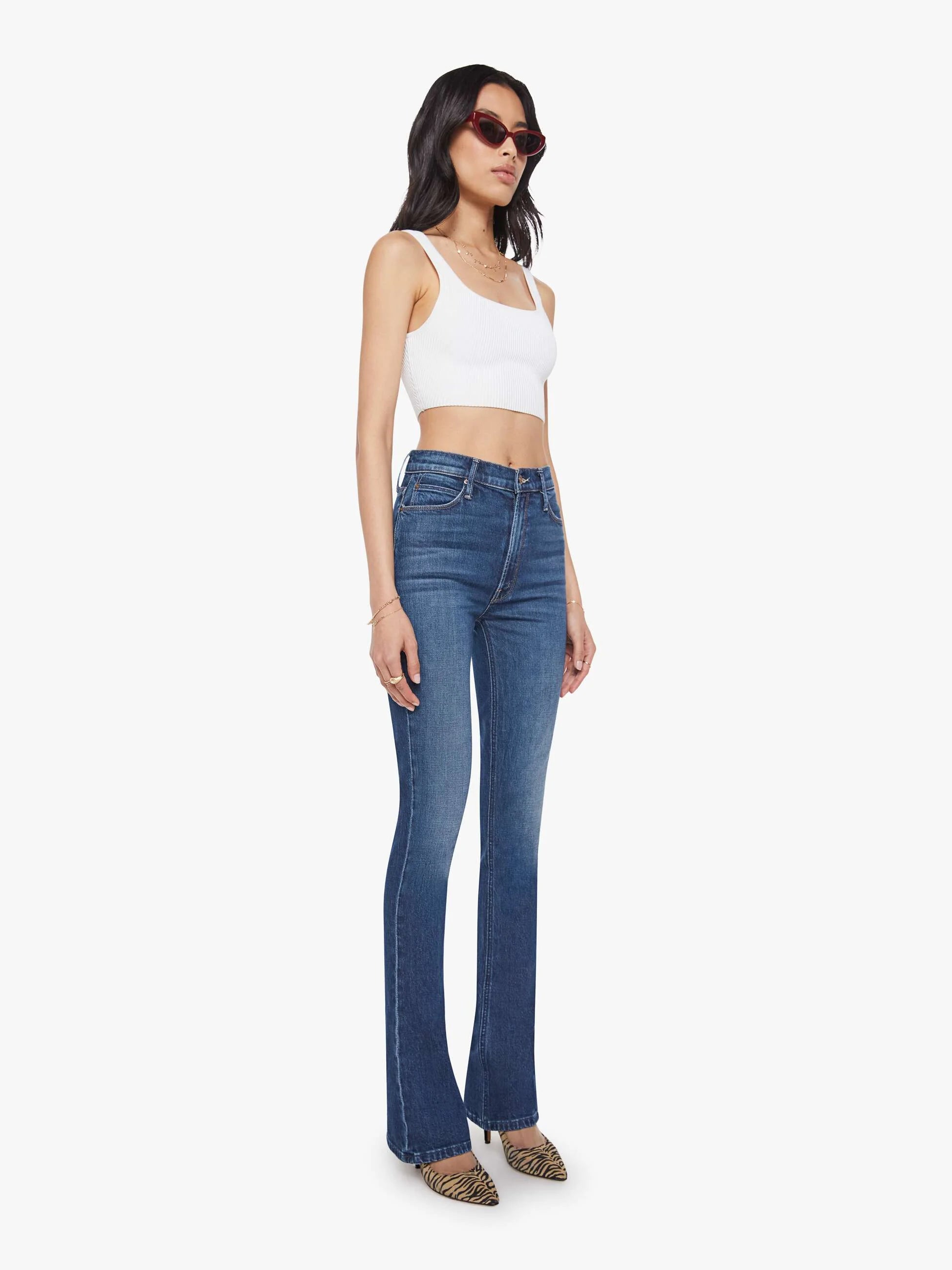 Mo1043 Runway Skinny Flare - Shine On