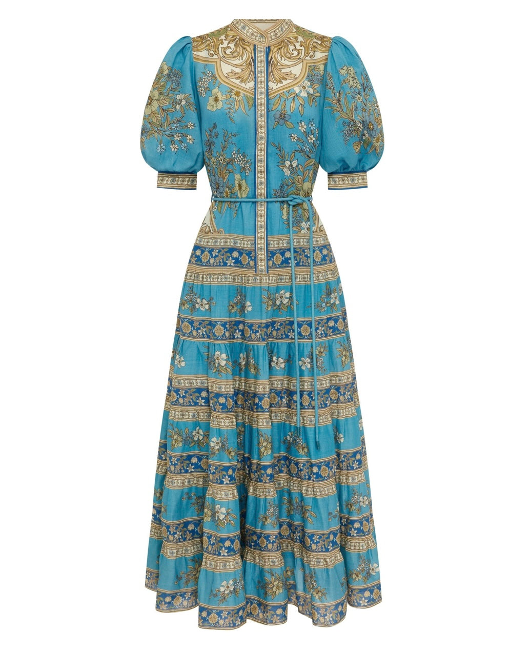 Al5702 Tiered Midi Dress