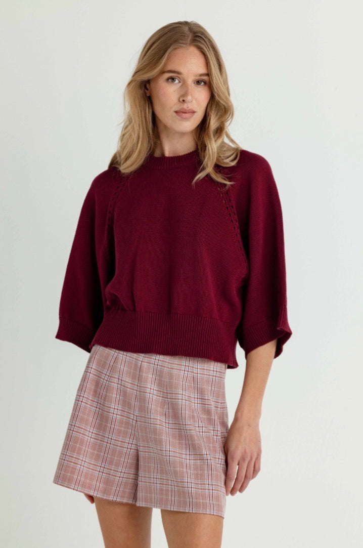 Su128 Mulberry Sweater