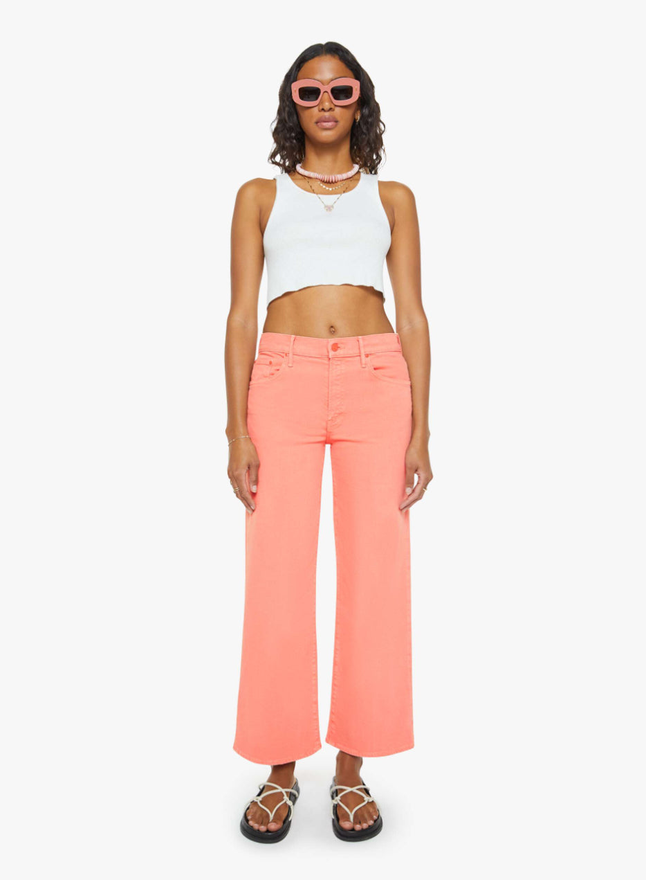Mo11148 Mother Mid Rise Maven Ankle - Peach