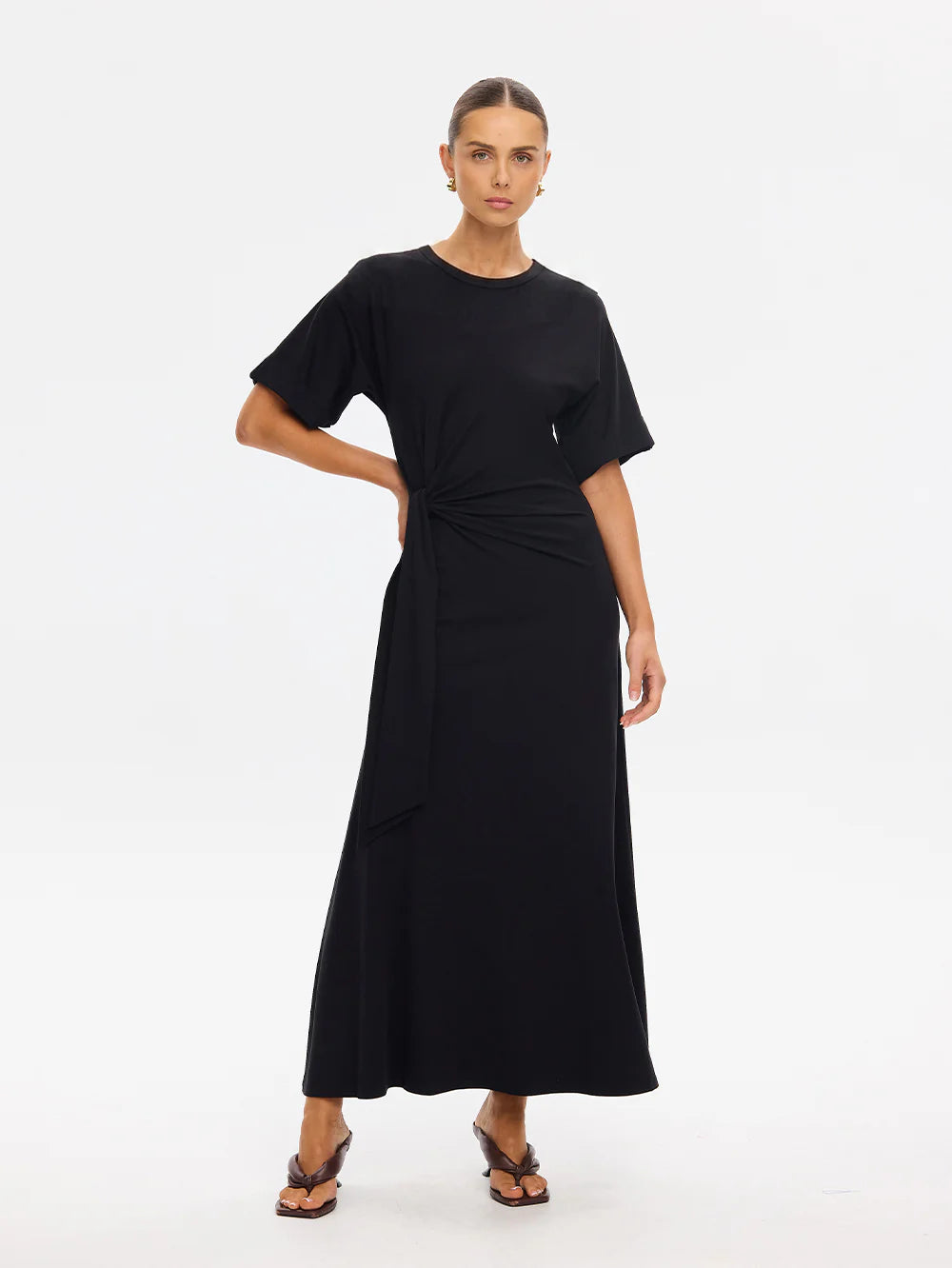 Ki372 Black Maxi Dress