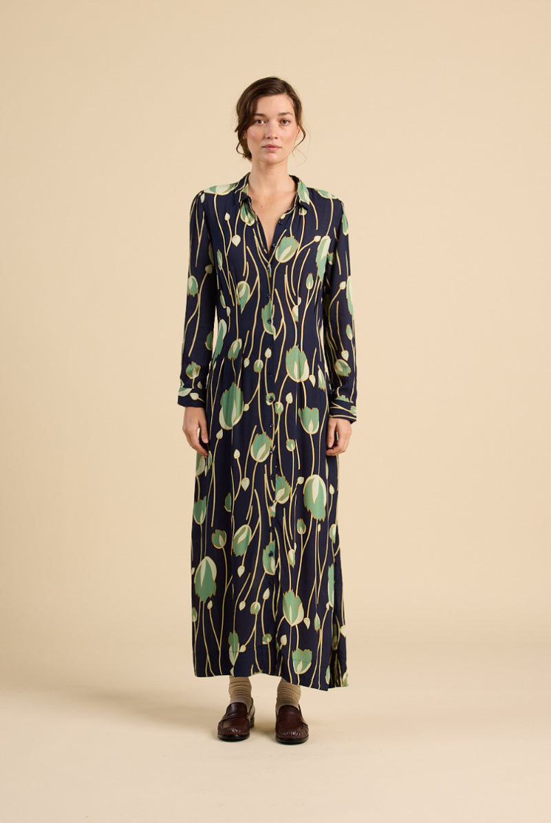 Tr1515 Jade Tulip Maxi Dress