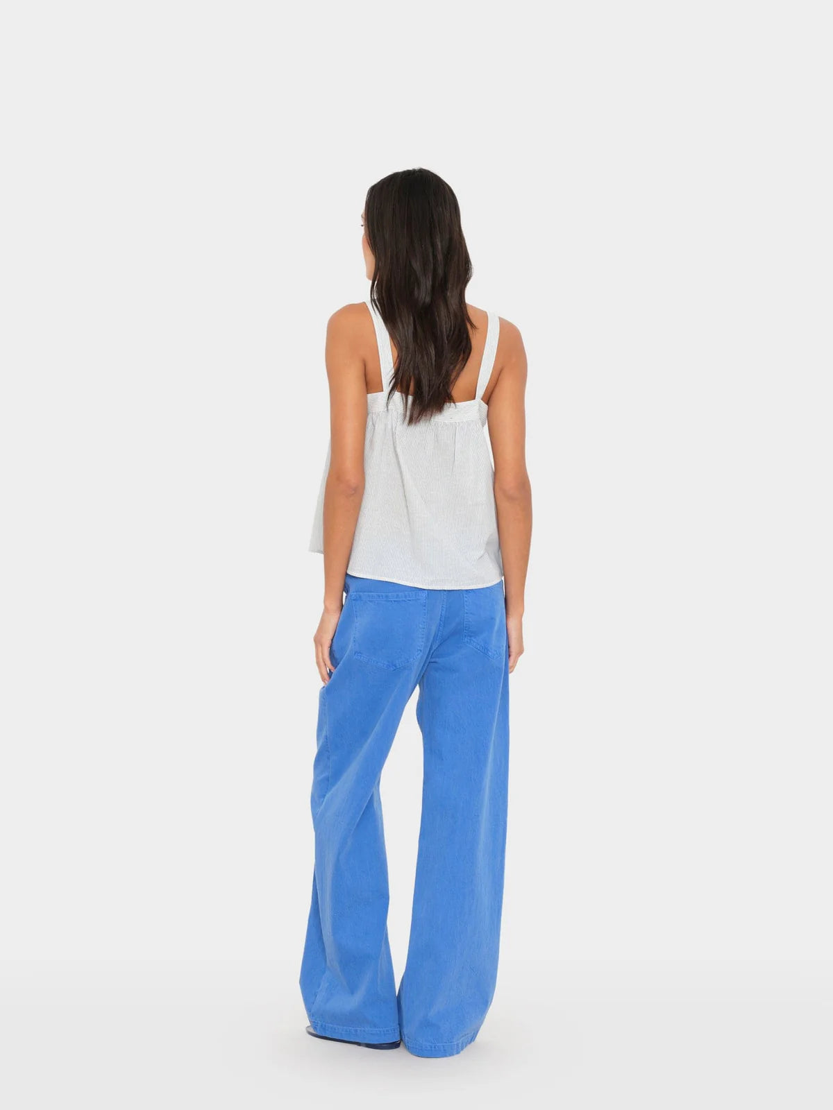 Xiw052 Cobalt Denim Pants