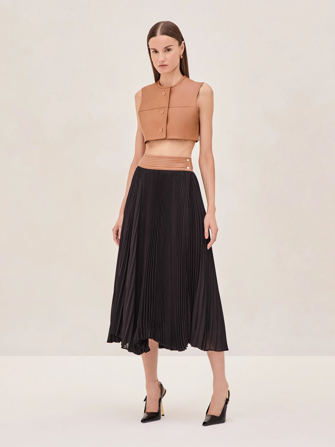 Al9637 Alexis Tansia Pleated Skirt