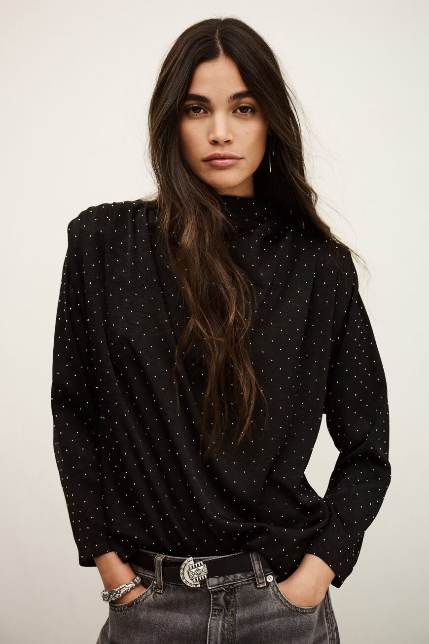 Badebra Studded Asymmetrical Top