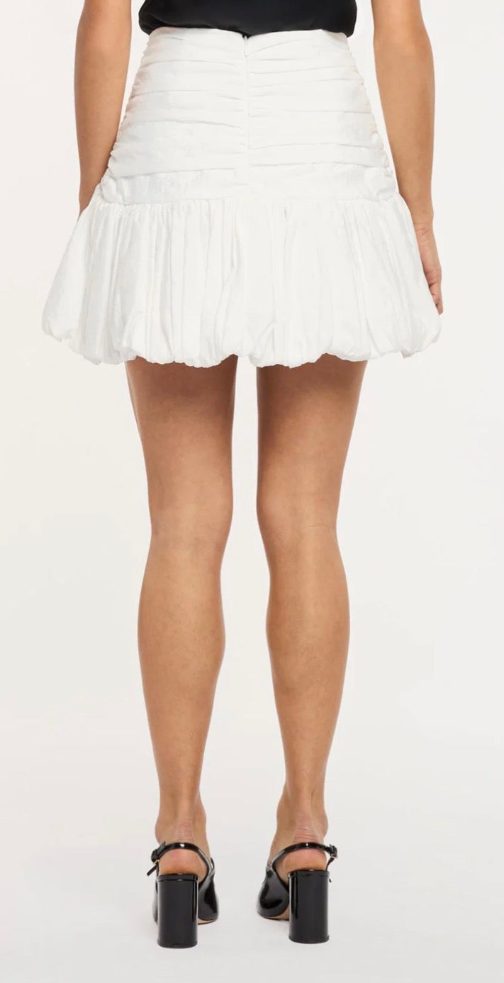 Ci60051 White Bubble Skirt
