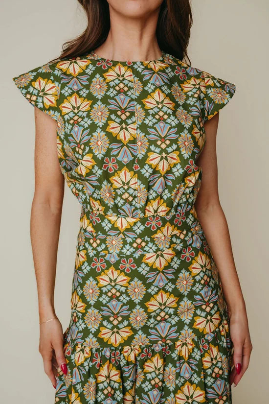 Lalrb44 Tribeca Print Top
