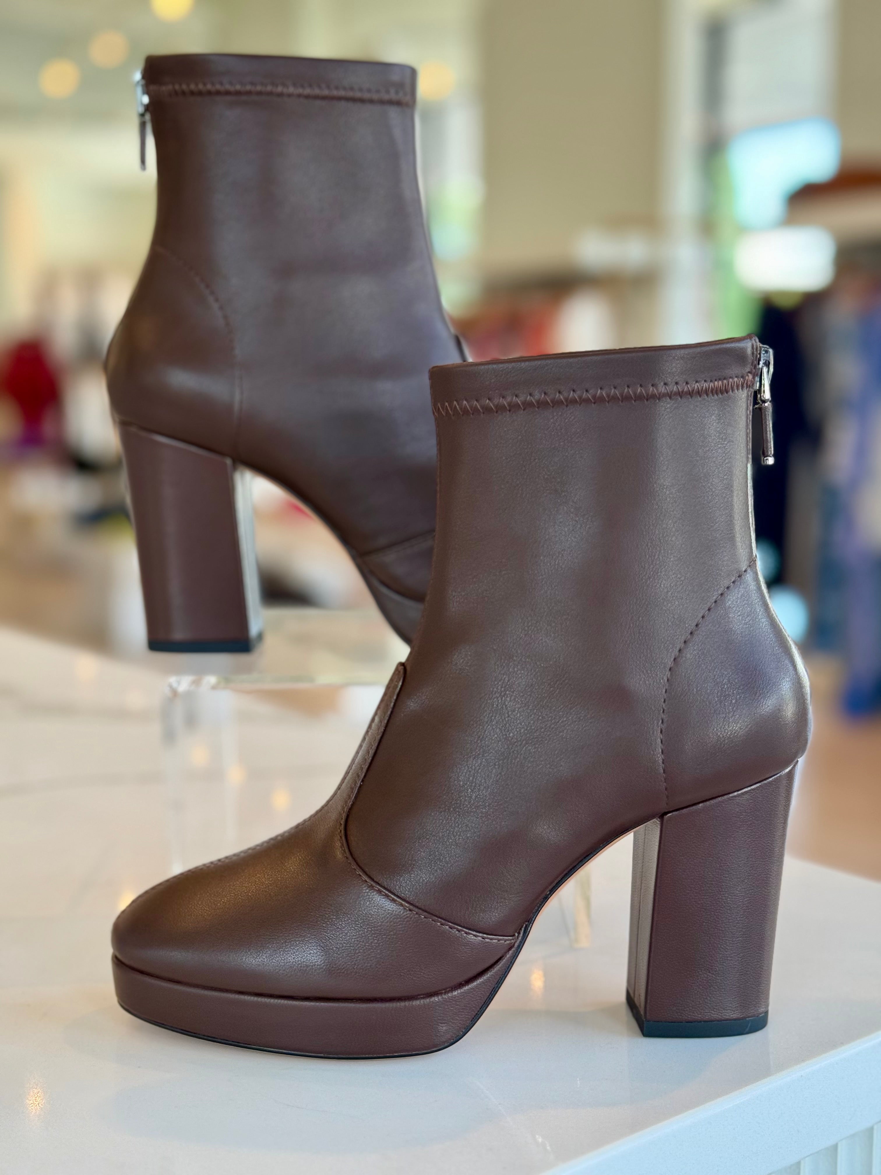 Lo046 Brown Leather Boot