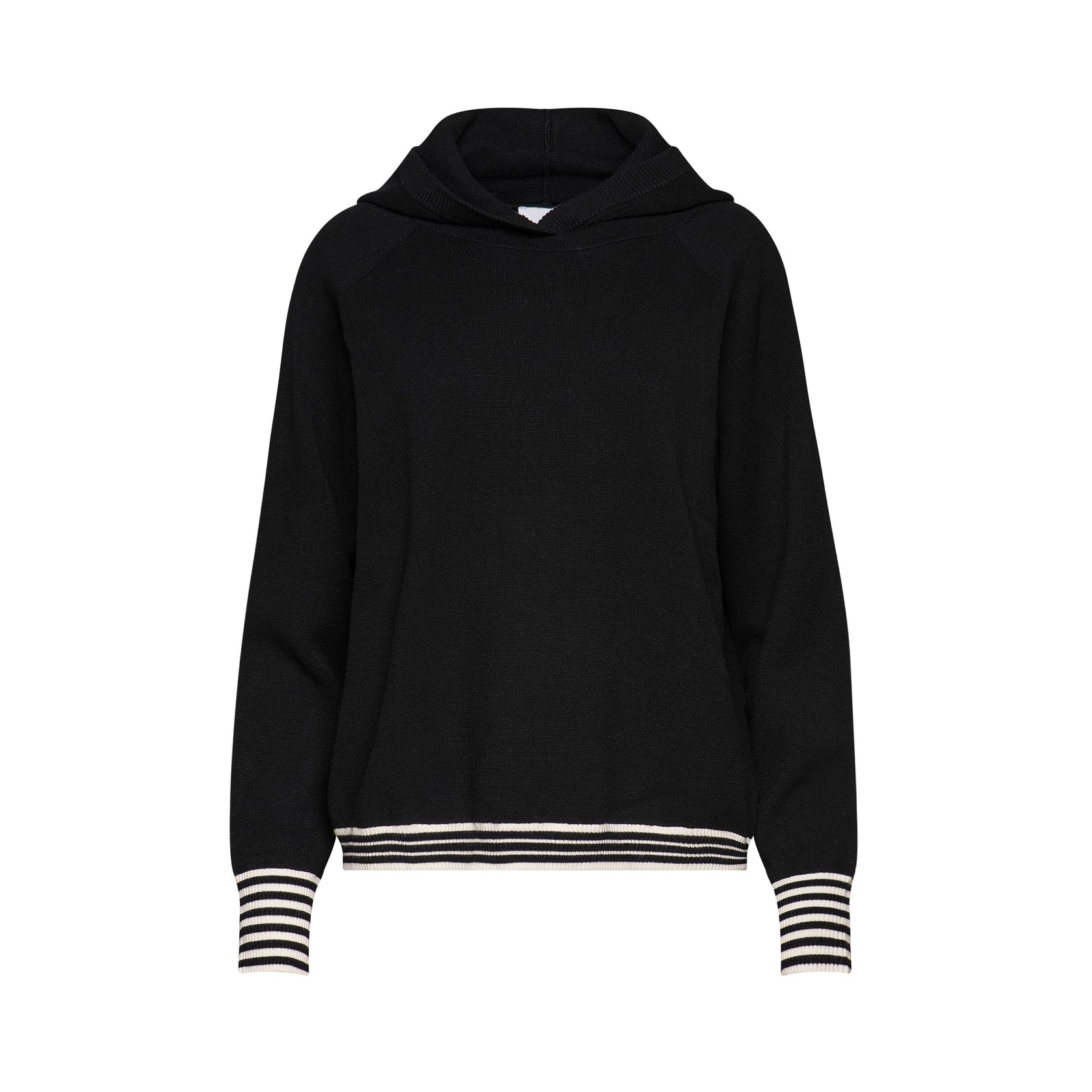 Su124 Sundays Stripe Cuff Hoodie