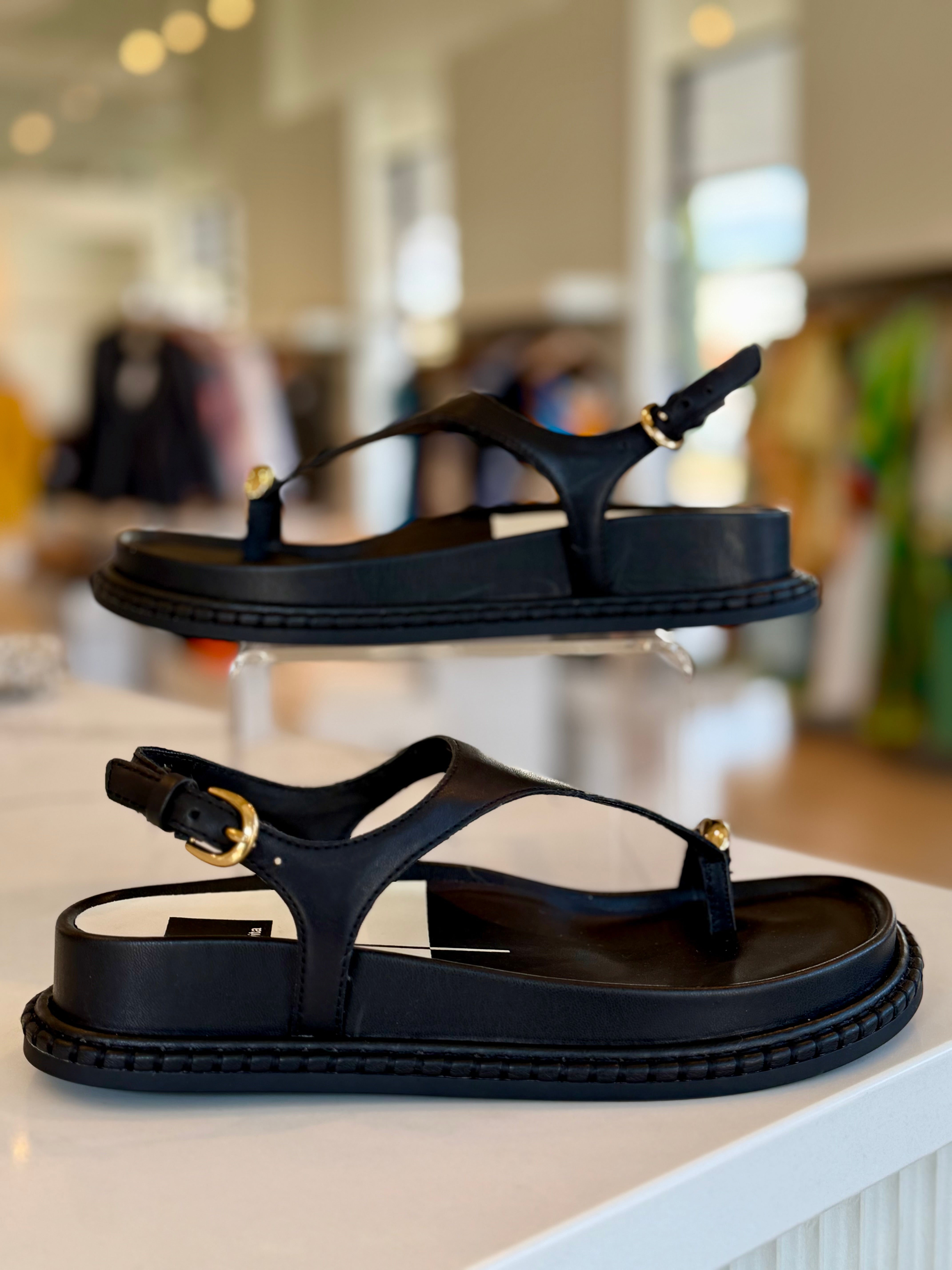 Black Platform Sandal