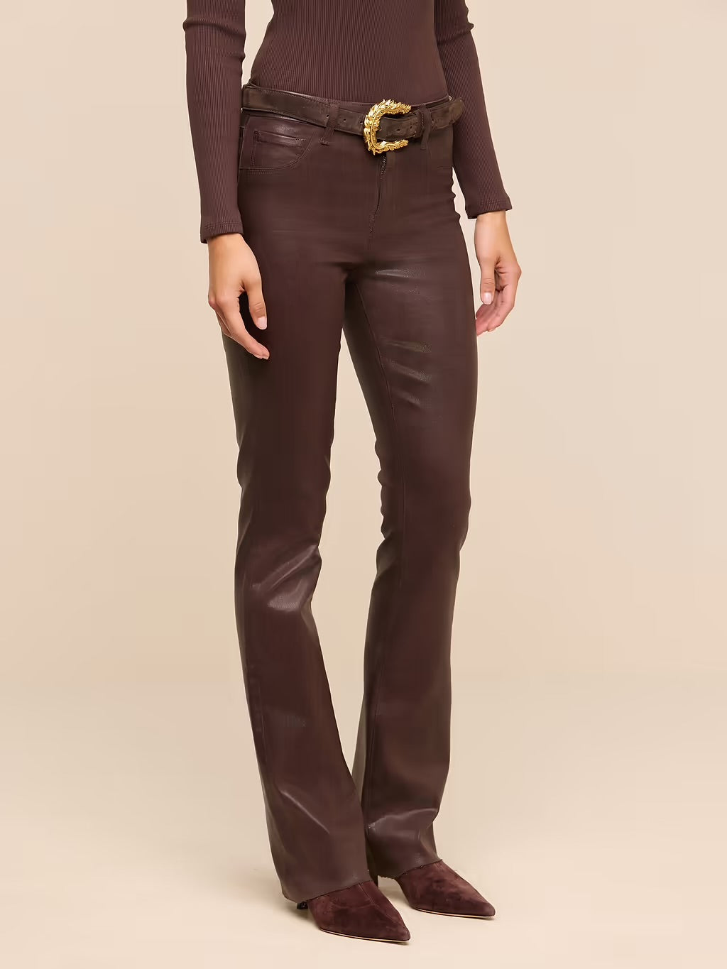 La2649 Ruth Straight Leg - Dark Java Coated
