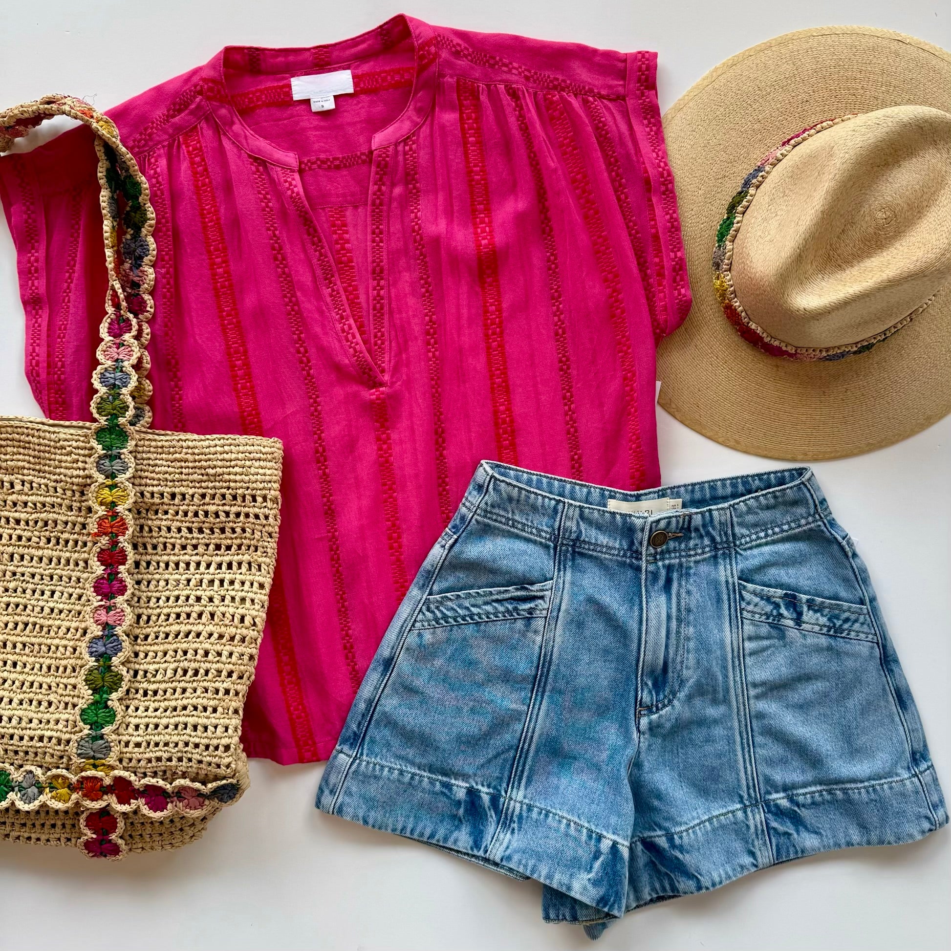 Vetallulah Pink Popover Top