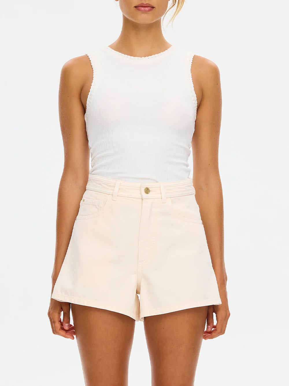 Kim234 Dylan Denim Shorts - Rosewater