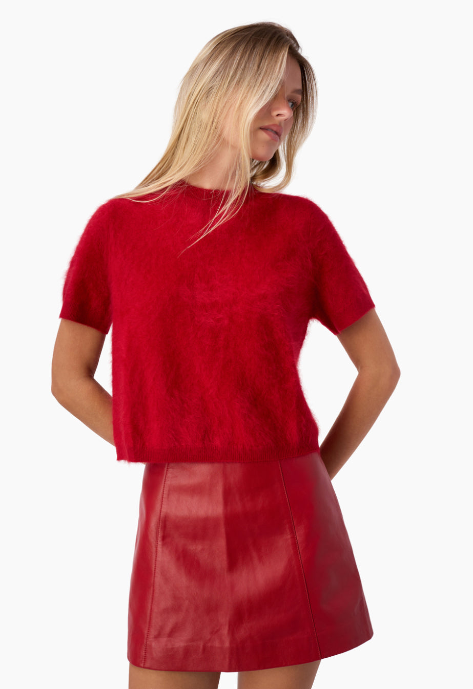 Cat07 Cherry Cashmere Sweater