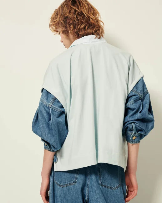 Se8011 Oversized Polo Shirt