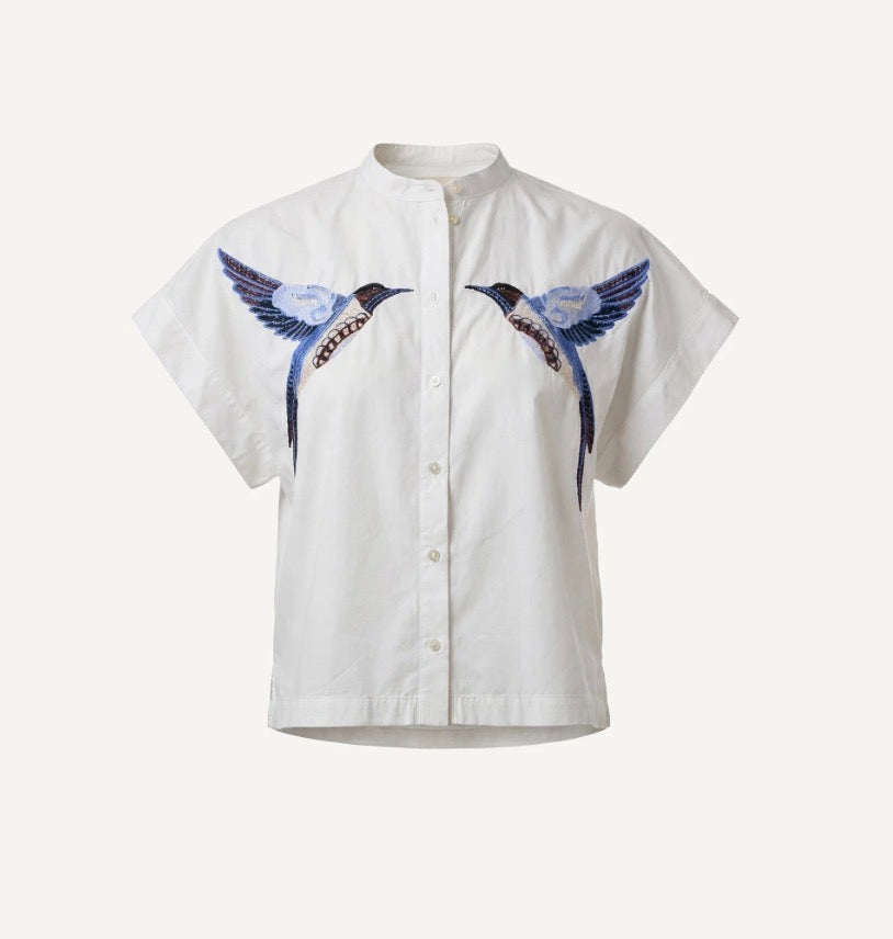 Cl201347 Bird Blouse