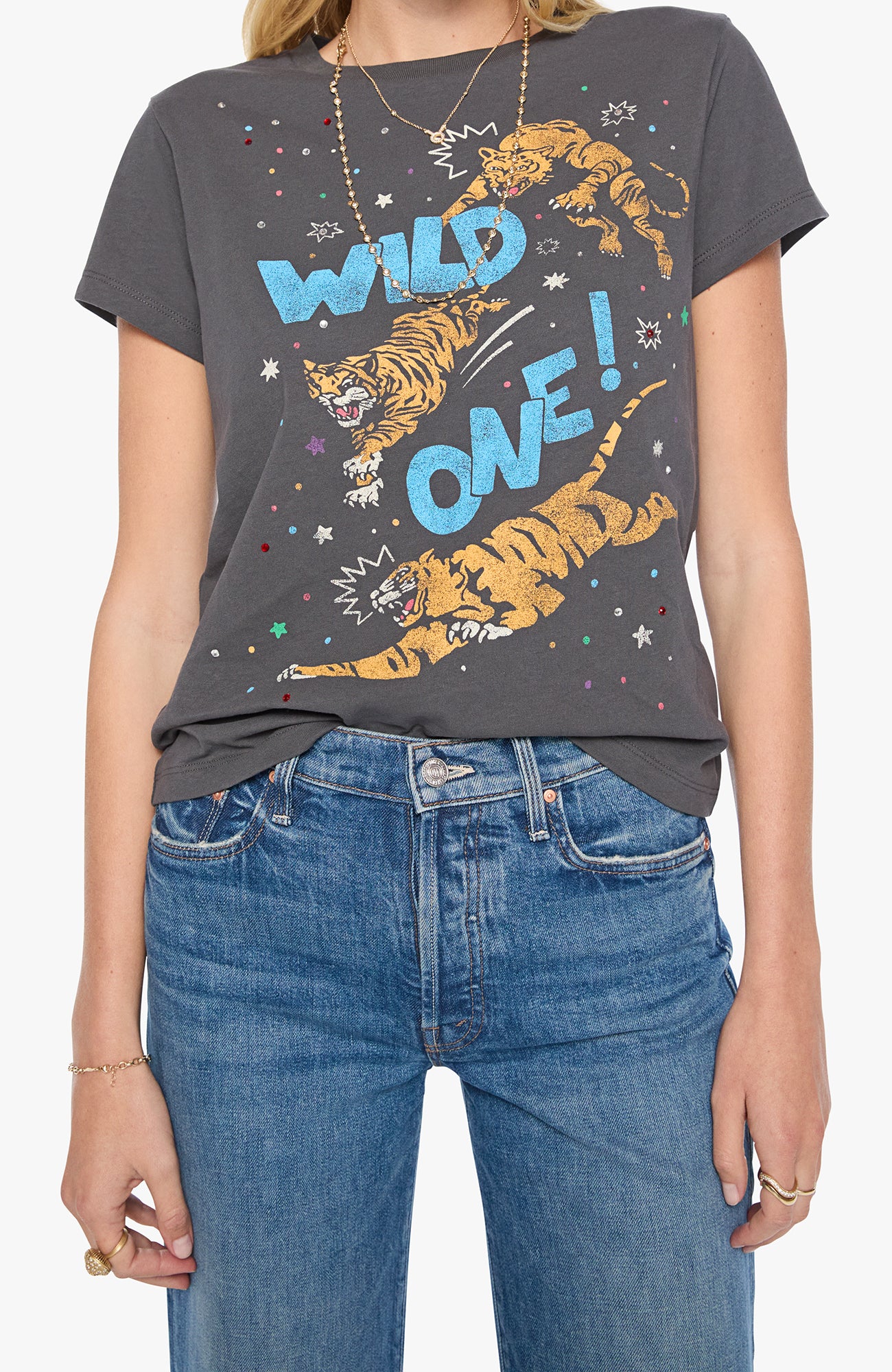 Mo8231 Wild One Tiger Tee
