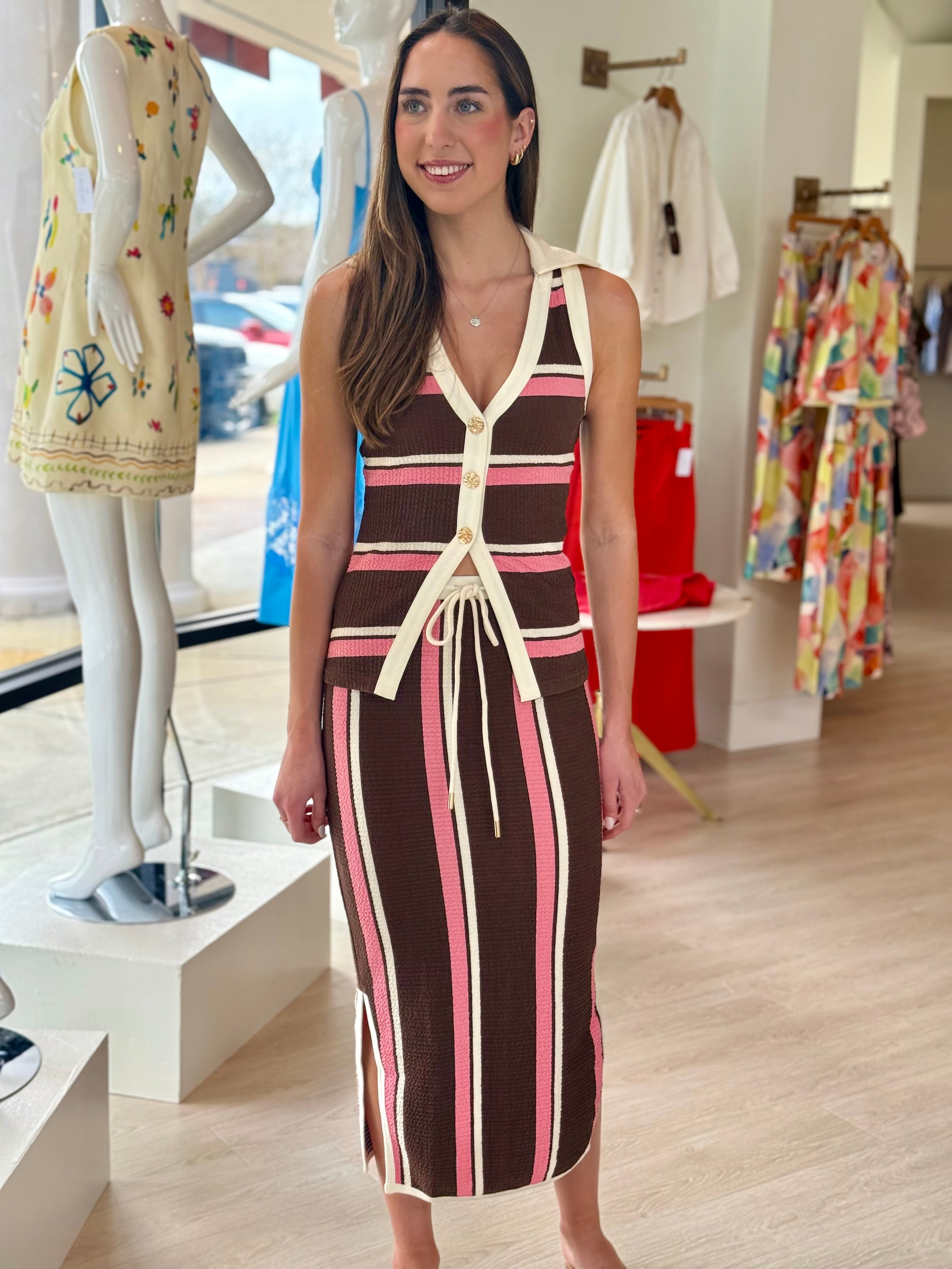 Cu50226 Set - Cocoa Stripe Set